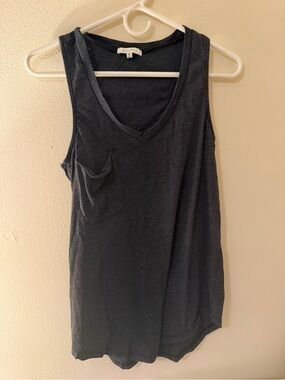 Z Supply Navy V-Neck Pocket Tank